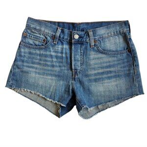 Levi's 501 Raw Hems Jeans Short Size 26